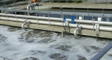 Large-scale industrial wastewater treatment