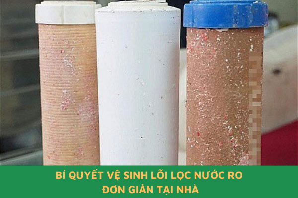 Bí Quyết Vệ Sinh Lõi Lọc Nước RO Đơn Giản Tại Nhà