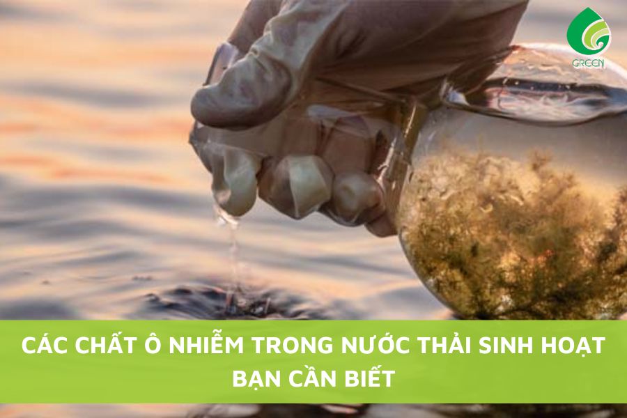 Các Chất Ô Nhiễm Trong Nước Thải Sinh Hoạt Bạn Cần Biết