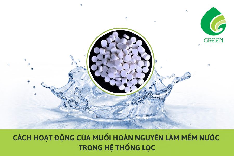Cách Hoạt Động Của Muối Hoàn Nguyên Làm Mềm Nước Trong Hệ Thống Lọc