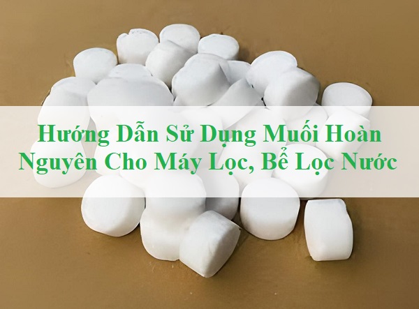 Hướng Dẫn Sử Dụng Muối Hoàn Nguyên Cho Máy Lọc, Bể Lọc Nước
