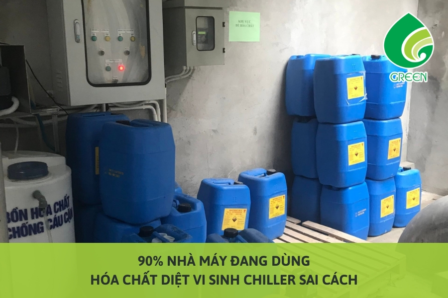 90% Nhà Máy Đang Dùng Hóa Chất Diệt Vi Sinh Chiller Sai Cách