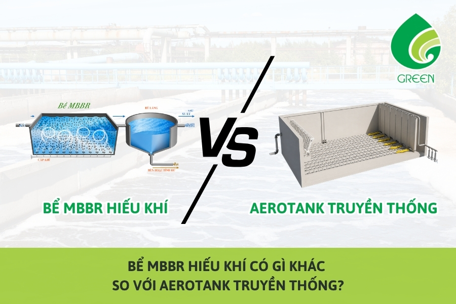 Bể MBBR Hiếu Khí Có Gì Khác So Với Aerotank Truyền Thống?