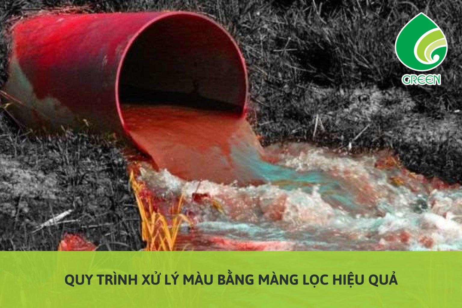 Quy Trình Xử Lý Màu Bằng Màng Lọc Hiệu Quả