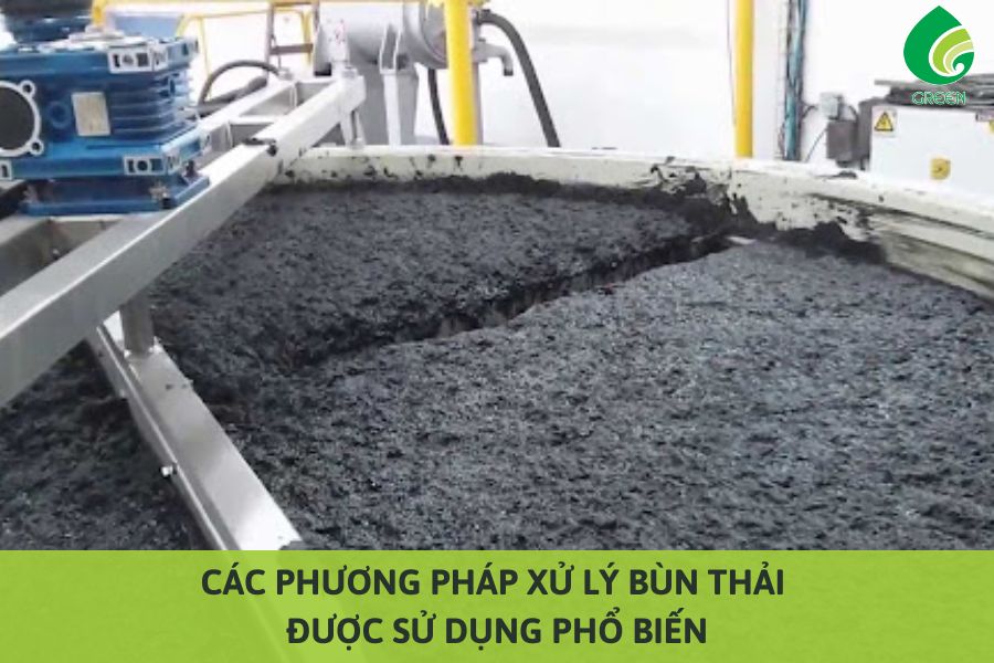 Các Phương Pháp Xử Lý Bùn Thải Được Sử Dụng Phổ Biến