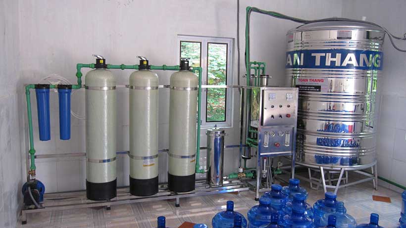 sử dụng máy lọc nước tổng để giúp nước sinh hoạt đạt tiêu chuẩn
