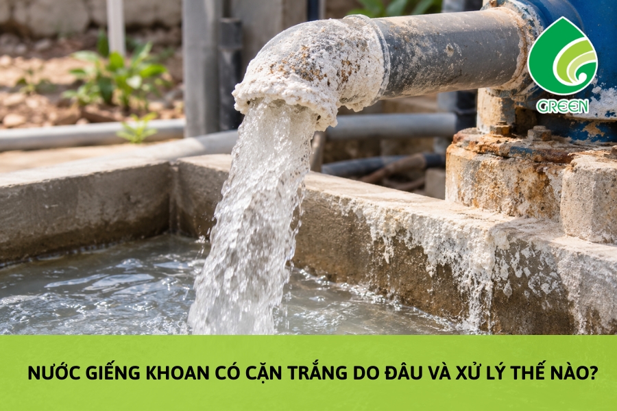 Nước Giếng Khoan Có Cặn Trắng Do Đâu Và Xử Lý Thế Nào?