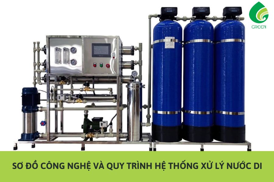 Sơ Đồ Công Nghệ Và Quy Trình Hệ Thống Xử Lý Nước DI