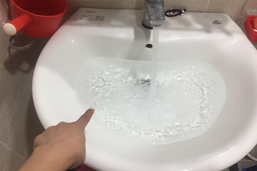 Nước máy nhiễm clo