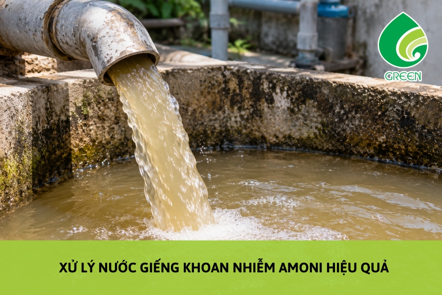 Xử Lý Nước Giếng Khoan Nhiễm Amoni Hiệu Quả