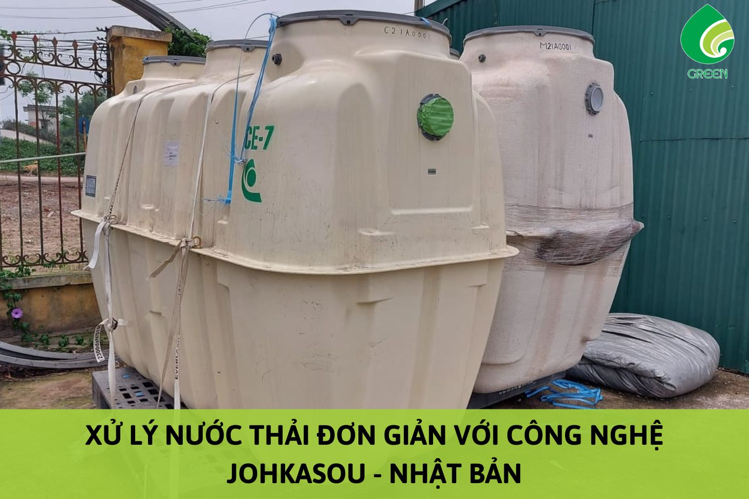 Xử Lý Nước Thải Đơn Giản với Công Nghệ Johkasou - Nhật Bản