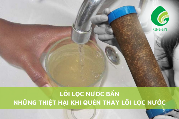 Lõi Lọc Nước Bẩn - Những Thiệt Hại Khi Quên Thay Lõi Lọc Nước