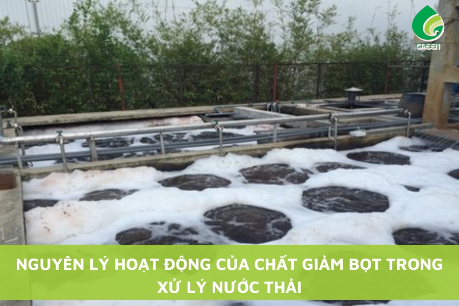 Nguyên Lý Hoạt Động Của Chất Giảm Bọt Trong Xử Lý Nước Thải
