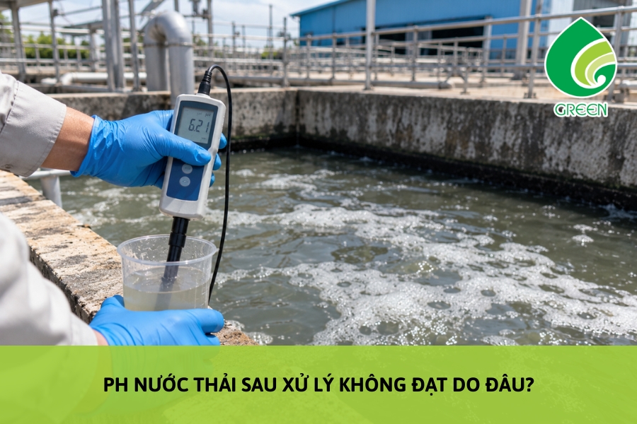pH Nước Thải Sau Xử Lý Không Đạt Do Đâu?