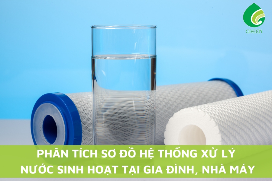 Phân Tích Sơ Đồ Hệ Thống Xử Lý Nước Sinh Hoạt Tại Gia Đình, Nhà Máy