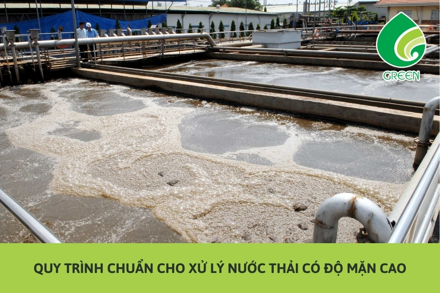 Quy Trình Chuẩn Cho Xử Lý Nước Thải Có Độ Mặn Cao