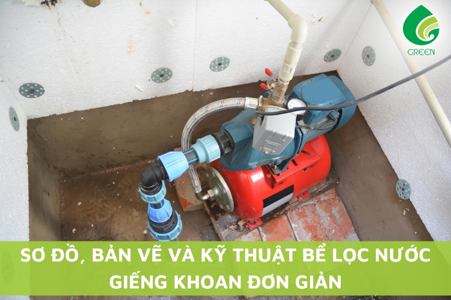 Sơ Đồ, Bản Vẽ Và Kỹ Thuật Bể Lọc Nước Giếng Khoan Đơn Giản