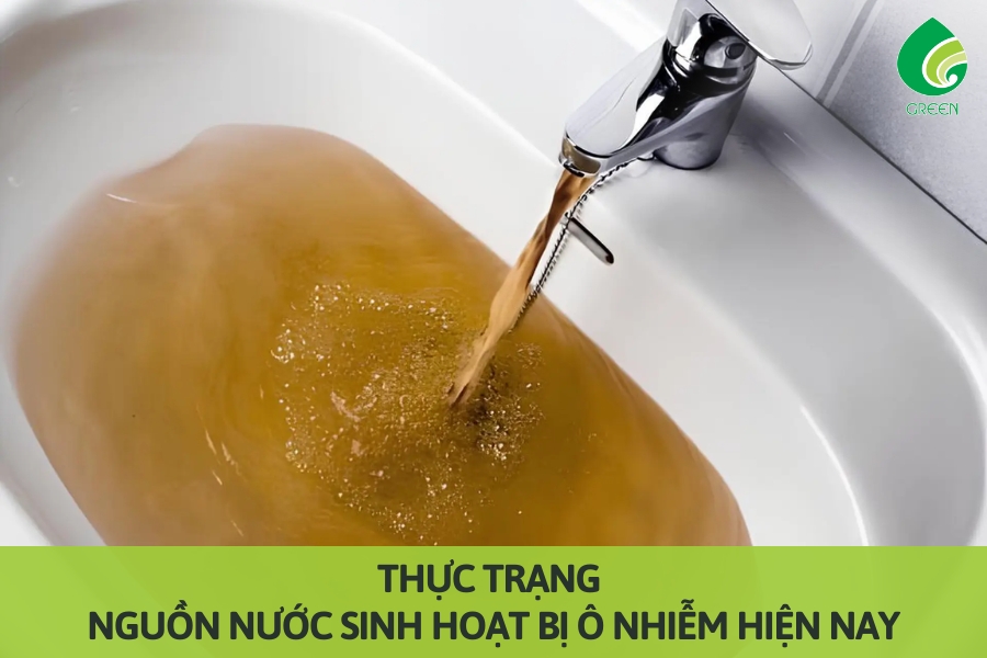 Thực Trạng Nguồn Nước Sinh Hoạt Bị Ô Nhiễm Hiện Nay