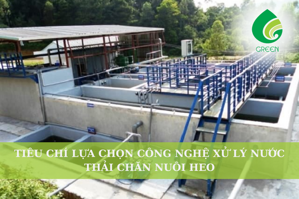 Tiêu Chí Lựa Chọn Công Nghệ Xử Lý Nước Thải Chăn Nuôi Heo