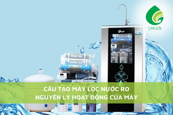 Chi Tiết Cấu Tạo Máy Lọc Nước RO Và Nguyên Lý Hoạt Động Của Máy