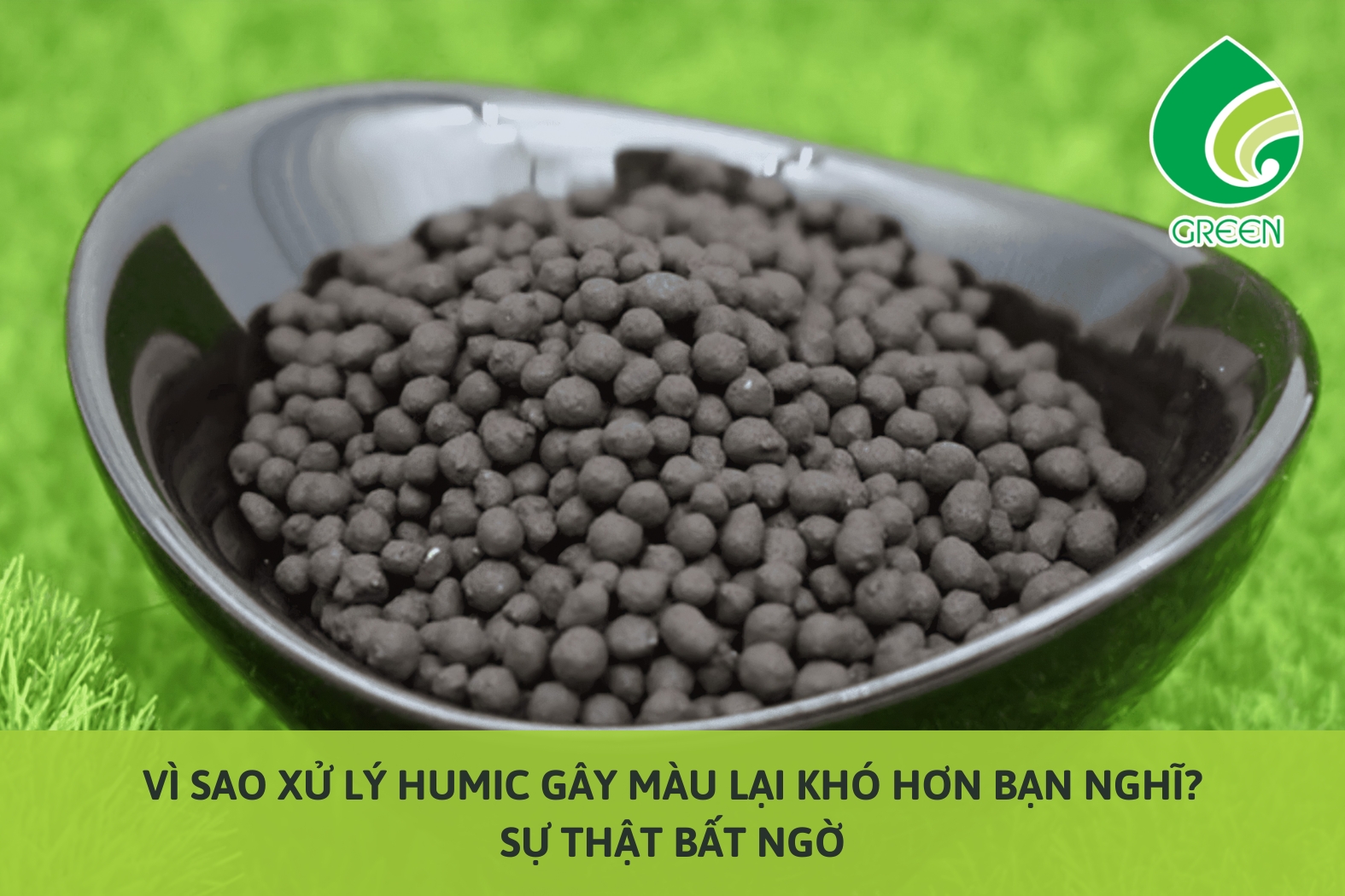 Vì Sao Xử Lý Humic Gây Màu Lại Khó Hơn Bạn Nghĩ? Sự Thật Bất Ngờ