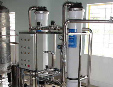 Natural mineral water system with UF membrane technology