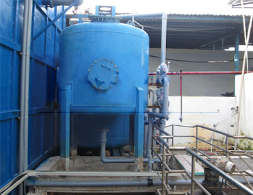 Textile industrial wastewater system